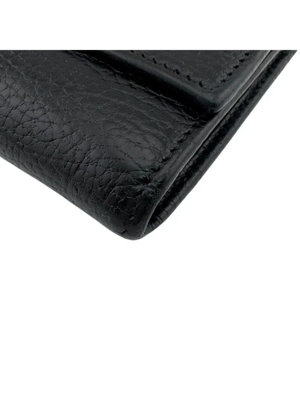 Gucci Continental Wallet GG Marmont Leather Black